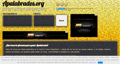 Desktop Screenshot of apalabrados.org